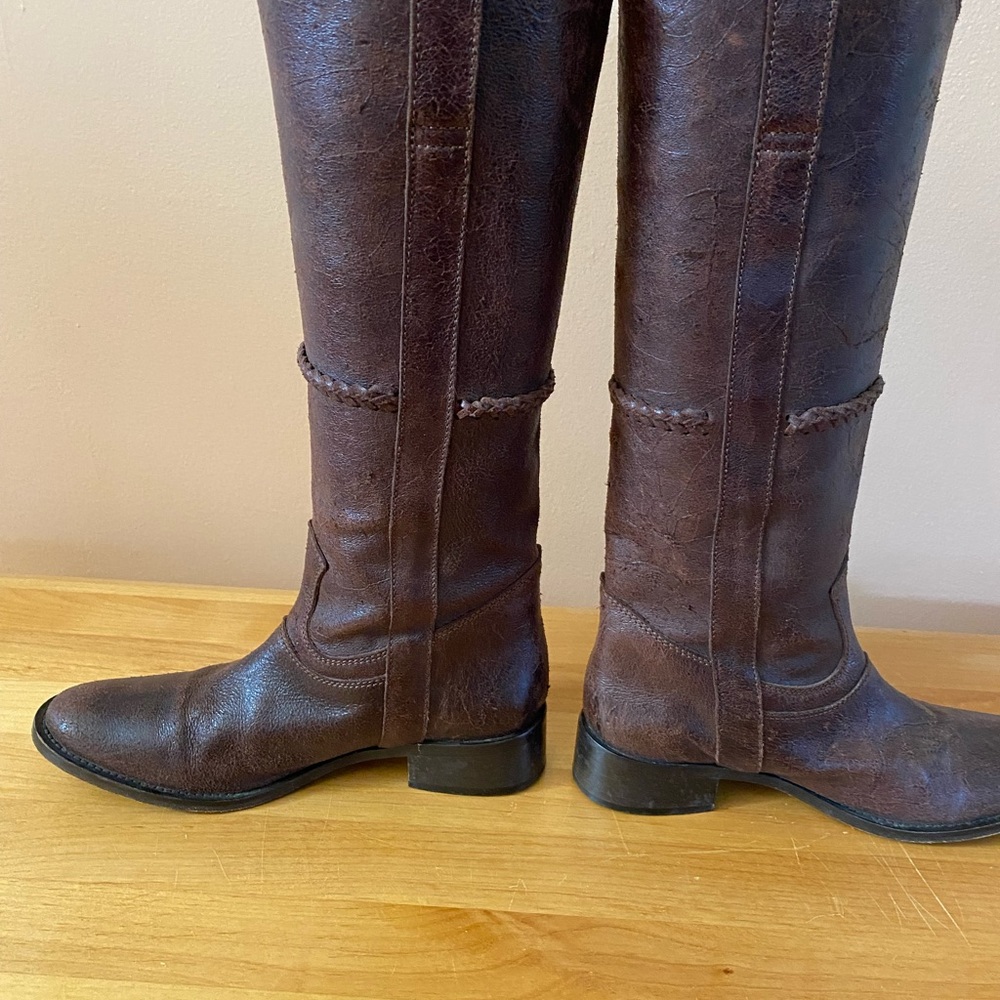 Faconnable Dakota Lea woman’s boots size 36 (6) Slim calf fit - Picture 6 of 8